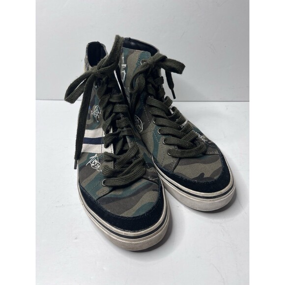 Polo Ralph Lauren Solomon Embroidered Camouflage Sneakers Men Size 7.5 D main image 14